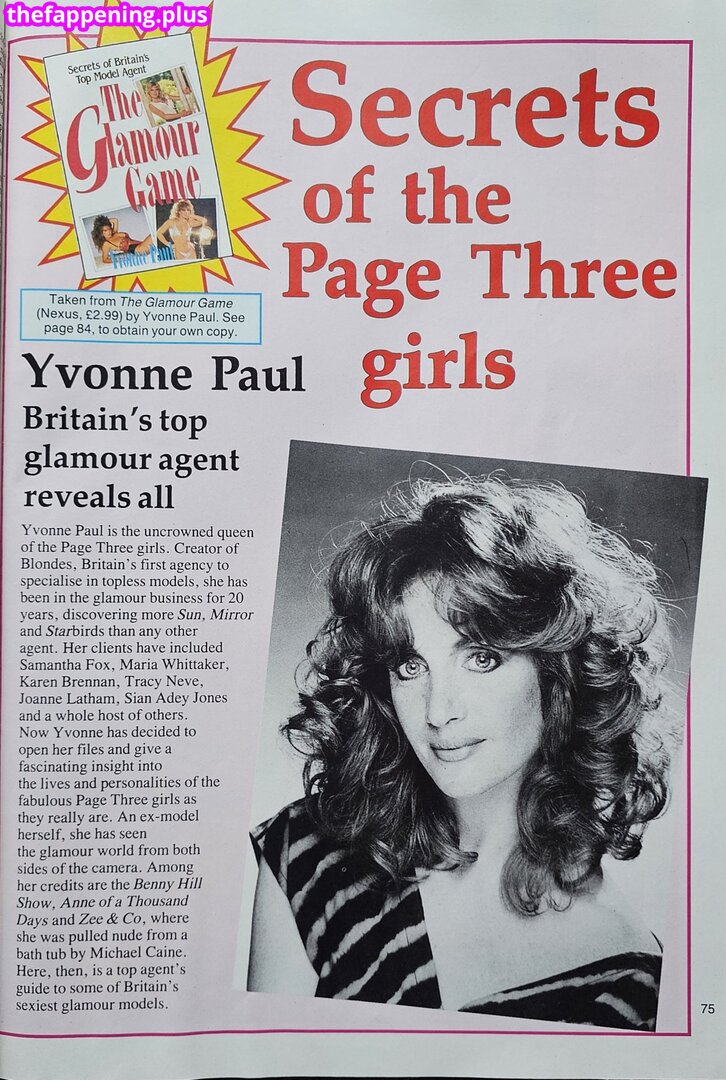 1980'S & Early 90'S Page 3 Girls / GlamourTeaJames / https: / mariawhittaker 裸照OnlyFans照片 #343