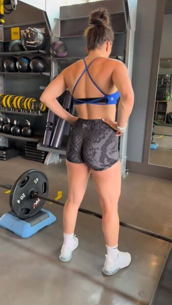 Girls In Wedgy Fitness Shorts